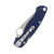 Spyderco Para Military 2 Cobalt Blue 3.4 Inch Plain Satin Clip Point SPC81GPCBL2