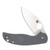 Spyderco Sage 5 Lightweight Compression Grey 3in Plain Leaf