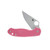 Spyderco Para 3 Lightweight Pink 2.93in Plain Satin Clip Point 3