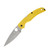 Spyderco Native Chief Salt Yellow 4.02in Plain Edge Satin Drop Point SPC244PYL