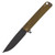 Medford M-48 Framelock Folding Knife (PVD S35VN | Yellow  Handles | Bronze Hardware)