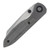 Wehr Knives Allie-P Framelock Folding Knife Satin/Black Micarta WGALBS