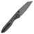 Wehr Knives Allie-P Framelock Folding Knife Stonewash/Black Micarta WGALBSW