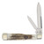 Hen & Rooster 2-Blade Deer Stag Gunstock Folding Knife