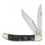 Hen & Rooster 2-Blade 3.75" Antique Green Bone Trapper Folding Knife