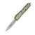 Microtech Daytona Signature Series OTF Automatic Stonewash D/E OD Green with Brute Titanium Inlay AUMT12610ODBIS