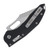 Microtech Stitch RAM-LOK Folding Knife (Satin S/E | Fluted Black G-10)