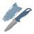 Benchmade Undercurrent Sheepsfoot Magnacut Depth Blue Fixed Blade