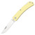 Bear & Son Yellow Large Farmhand Lockback Folding Knife BRC338L