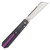 Jack Wolf Knives After Hours Jack Framelock Folding Knife (Purple Haze FatCarbon)