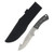 Rite Edge Knife Black Micarta Guthook Fixed Blade Skinner 4in Blade 211404