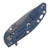 Hinderer XM-18 Folding Knife Blue 3.5in Plain Working Spearpoint