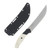 Bear & Son 11" White Bone Professional Fixed Blade Boning Knife With Plastic Guard BRWSB34