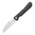 Bear & Son Folding Knife Black 4.5in Wharncliff