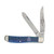 Bear & Son 3.5 Inch Blue Smooth Bone Masonic Trapper With 4 Color Box BRS607M