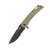 Blackhawk Bunker Buster Tan 4.25in Partially Serrated DLC Drop Point BHBB411TN