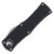 Microtech Hera OTF Automatic Black 3in Half Serrated Stonewash Dagger