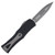 Microtech Hera OTF Automatic Black 3in Serrated Apocalyptic Dagger