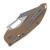 Microtech Stitch RAM-LOK Folding Knife Partially Serrated Apocalyptic M390MK/Fluted Tan G-10 MT169RL11APFLGTTA