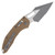 Microtech Stitch RAM-LOK Folding Knife Partially Serrated Apocalyptic M390MK/Fluted Tan G-10 MT169RL11APFLGTTA