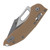Microtech Stitch RAM-LOK Folding Knife Partially Serrated Apocalyptic M390MK/Fluted Tan G-10 MT169RL11APFLGTTA