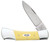 Case XX Smooth Yellow Synthetic Lockback Folding Knife