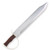 Chipaway Cutlery D-Guard Short Sword Wood 15.25in Plain Clip Point