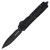 Microtech Scarab OTF Black 3.9in DLC Serrated Shadow Dagger