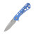 Buck 812 Trace Folding Knife Blue 3.23in Partially Serrated Drop Point