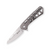 Buck 813 Mini Trace Ops Folding Knife Gray 2.43 Inch Plain Tanto