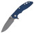 Hinderer XM-18 Folding Knife Blue 3.5in Plain Working Finish Slicer