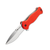 Boker Plus Donges Expert Fire Red 3.94in Partially Serrated Dagger