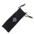 Ocaso Seaton Carbon Fiber 2.35in Plain Black Drop Point Blade Pouch