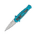 Kershaw Auto Launch 12 OTS Teal Plain 2.5in Stonewash Spear Point