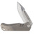 Medford Proxima Folding Knife Titanium 3.9in Plain Tumbled Drop Point