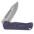 Medford Proxima 3.9in Tumbled S35VN Hammered Titanium Violet Hardware/Clip