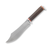 Condor Gray Pioneer Bowie Knife Brown 6.97in Plain Satin Clip Point