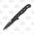 CRKT M16-03KS Folding Knife 3.55 Inch Plain Black Oxide Spear Point Front Open