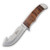 Frost Steel Warrior Hunter Stacked Leather 4.25 Inch Plain Guthook