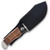 Frost Steel Warrior Hunter Stacked Leather 4.25 Inch Plain Guthook