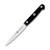 J. A. Henckels Zwilling Gourmet Paring Knife with Black POM Handles and Satin Finish Friodur Steel 4" Paring Blade Model 36110-103