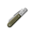 LionSteel CollectorKnives Dom Barlow Green Micarta 2.95in Sheepsfoot