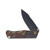 Medford Proxima S35VN DLC STD Blade PVD Ghost American Flag Handle Bronze Hardware PVD Clip w/Bronze Pin