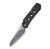 We Knife Co Vision R Folding Knife 3.54in Plain Damasteel Wharncliffe