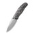 We Knife Co Esprit Gray 3.25 Inch Plain Stonewash Drop Point