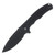CIVIVI Praxis Button Lock 3.75 Inch Plain Black Stonewash Drop Point