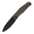 Civivi Sokoke Folding Knife 3.35in Plain Drop Point Blade Green Burlap