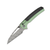 CIVIVI Sentinel Strike Folding Knife Green 3.7 Inch Plain Wharncliffe 1