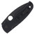 Spyderco Shaman Folding Knife 3.58 Inch Plain Black DLC Drop Point Closed