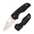 Spyderco Lil Native Folding Knife Plain Edge G-10 Black